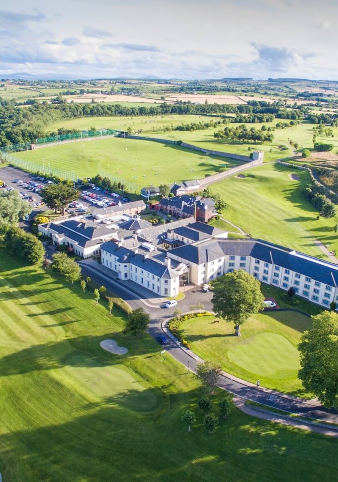 Roe park resort aerial view www.roeparkresort.com